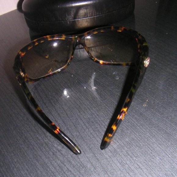 Auth Gucci Tortoise With Case Brown Shell Sunglasses main image 8